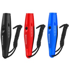 WANJOTEC EW001 משרוקית אלקטרונית לאימון חיצוני שמפיקה קול גבוה, צבע: שחור אדום כחול